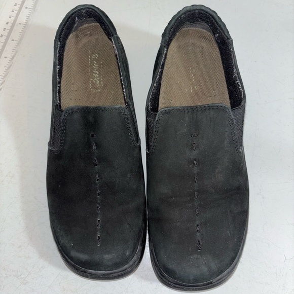 Dr Scholl’s women’s black slip on suede clogs mules in size 6.5 - Picture 10 of 14